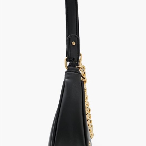 Forever 21 Black Shoulder Bag with Gold Chain - Picture 5 of 5